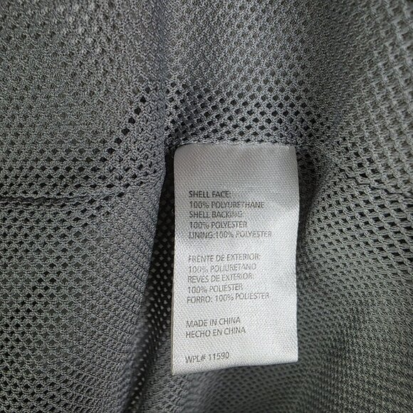 Mens Weatherproof Vintage Hooded Jacket Gray & Red Blue Striped Full Zip Size XL - Picture 4 of 9